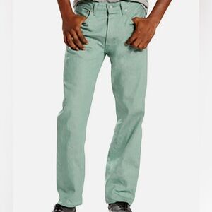 NWT Levi 501 White Oak Cone Denim Men 34x32 Straight Leg